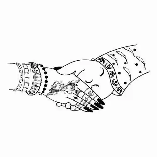 Indian wedding symbol of Dhol