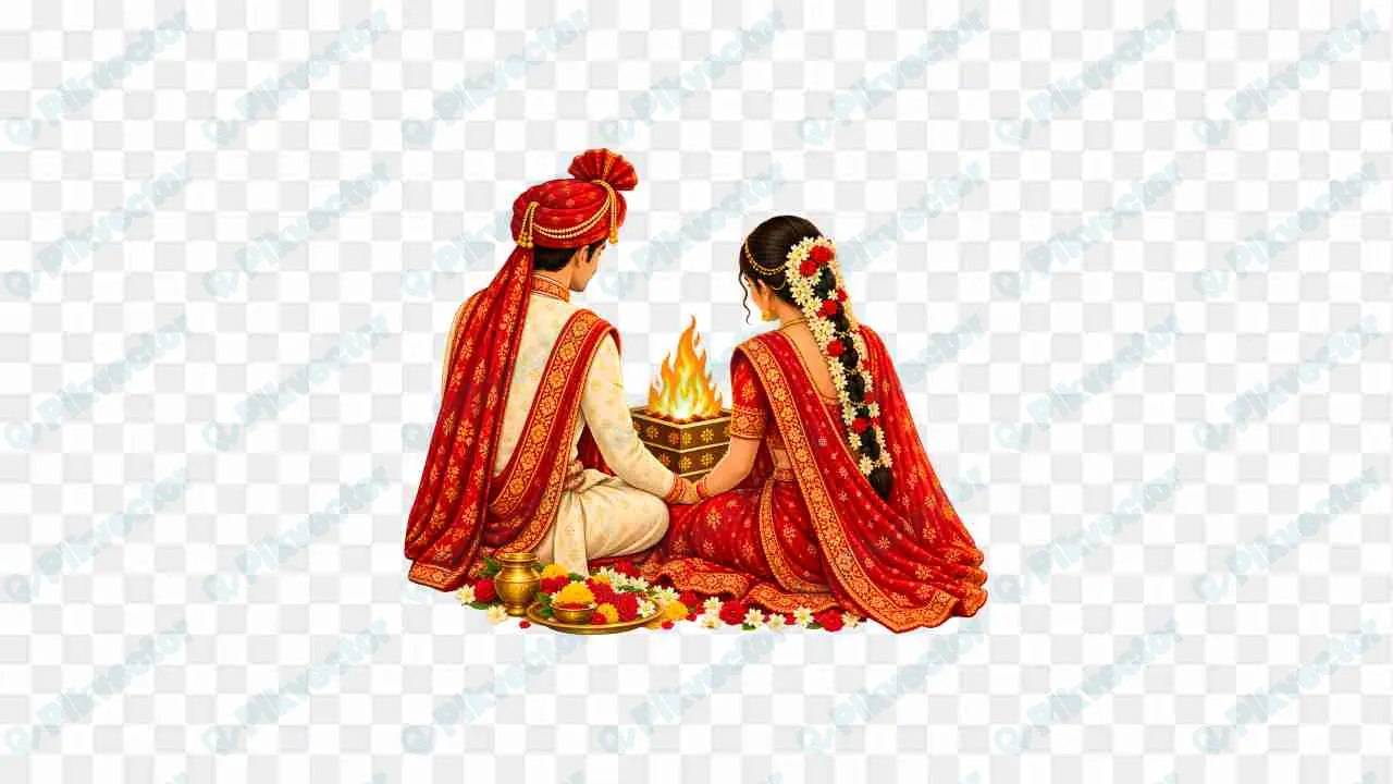 Indian Wedding Clipart PNG