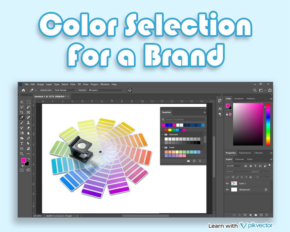 Color selection for a brand