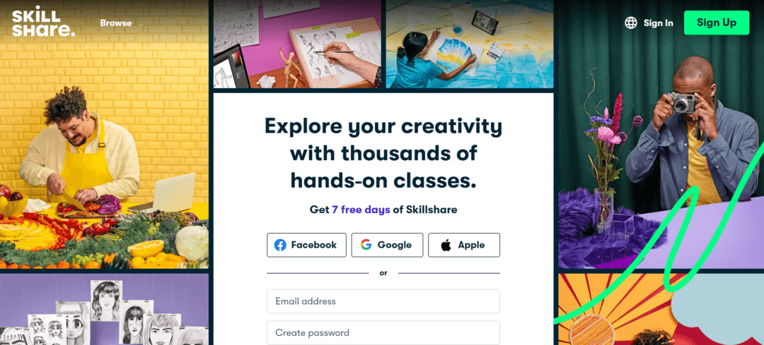 Learn Graphic Designing with Skillshare