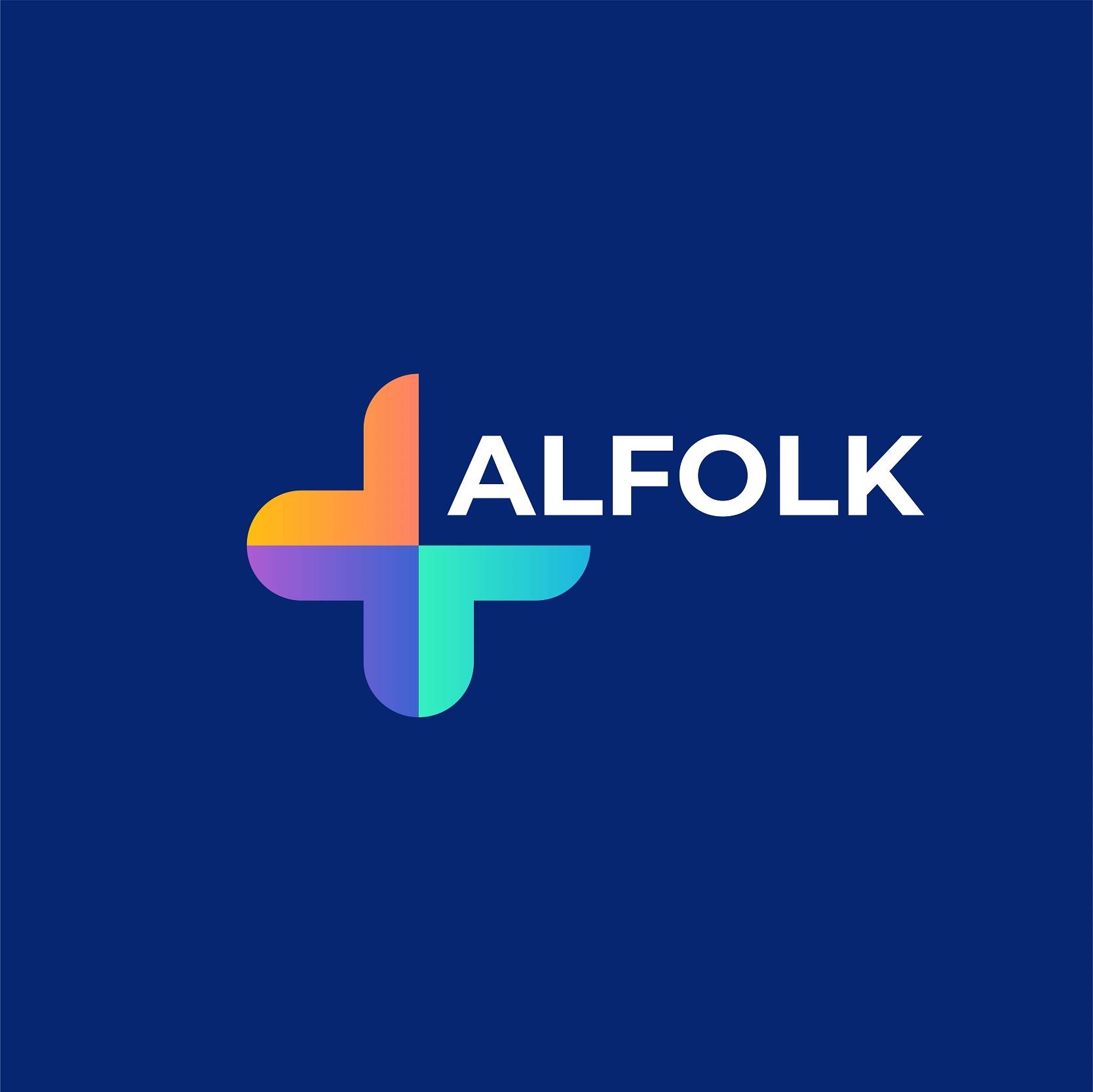 Alfolk company logo design