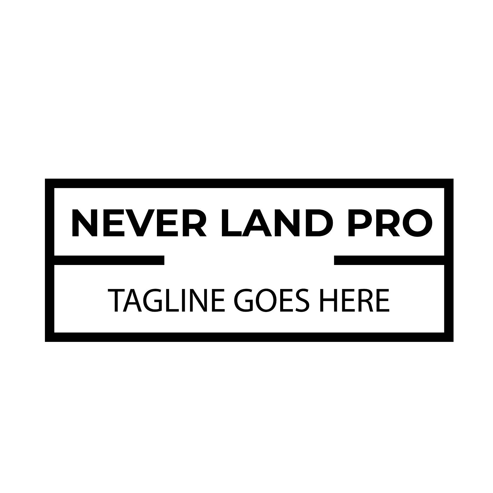 Never land pro tag logo