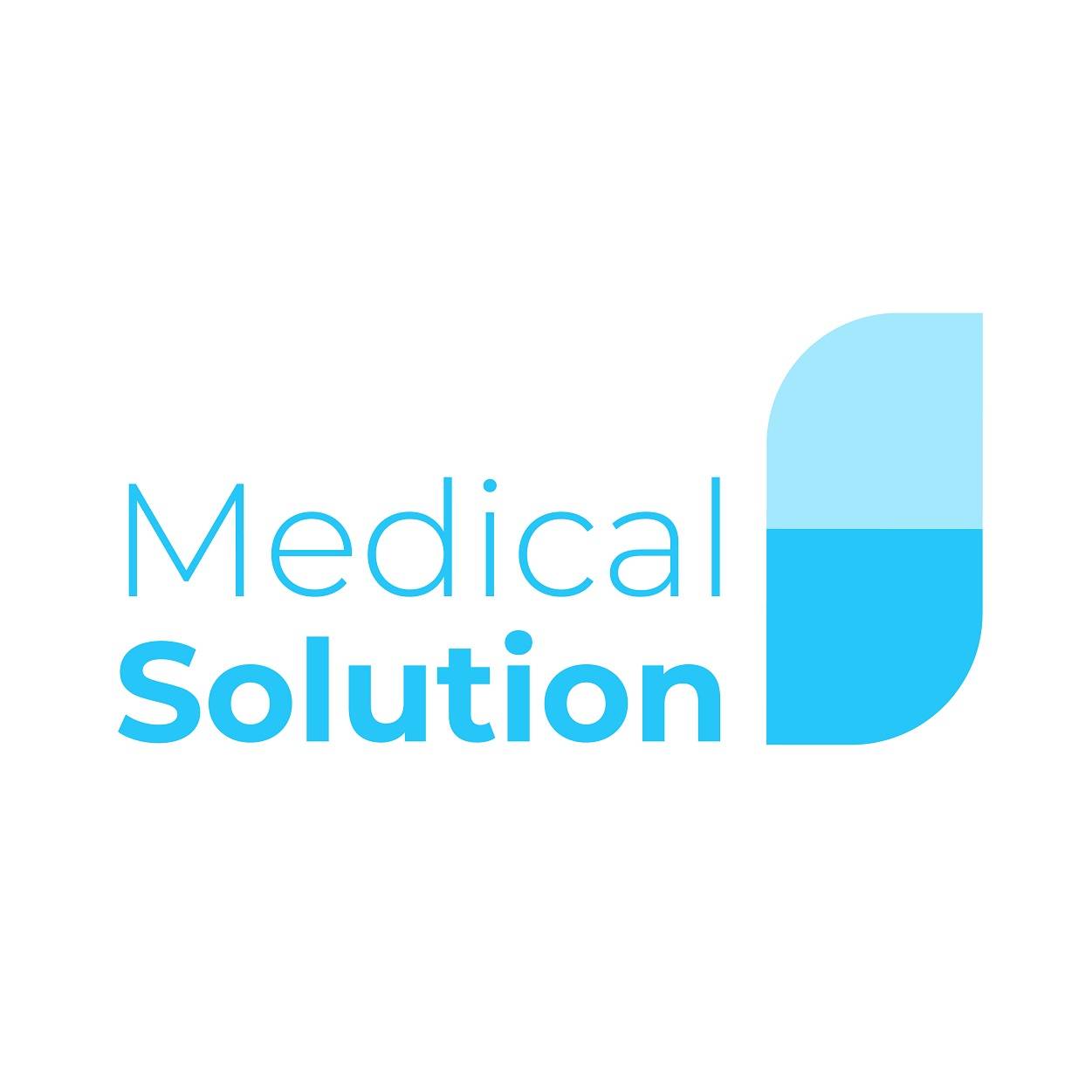Medical solution logo for medicine brand