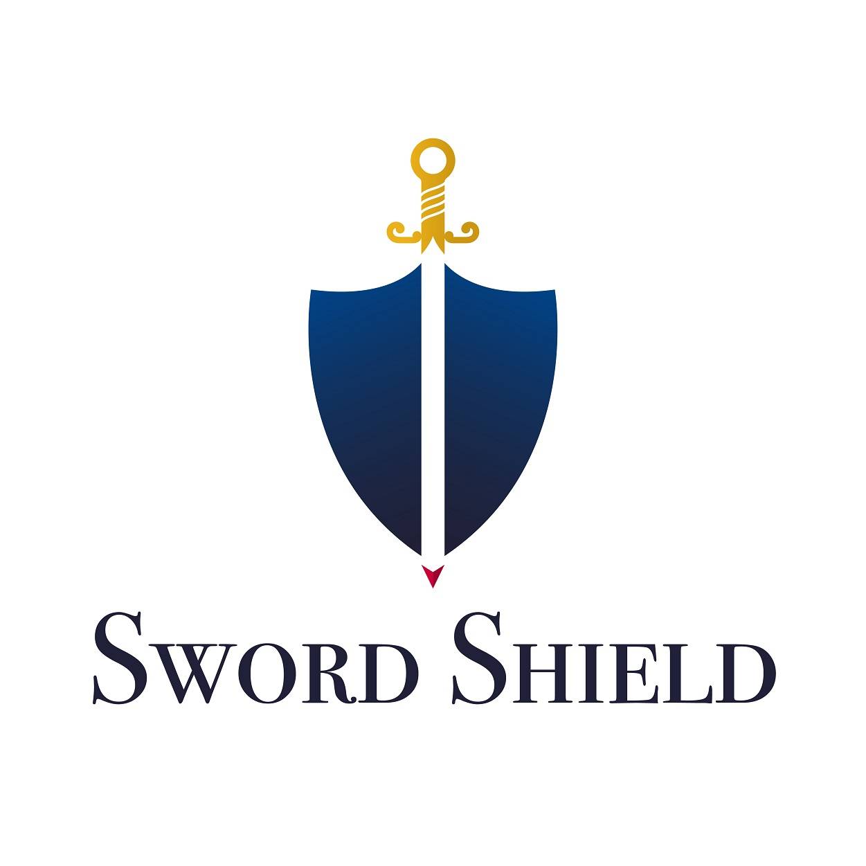 Sword shield logo design