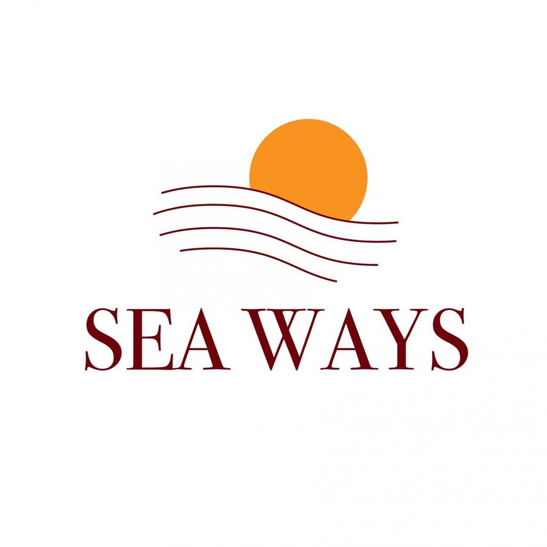 Sea ways with sun logo