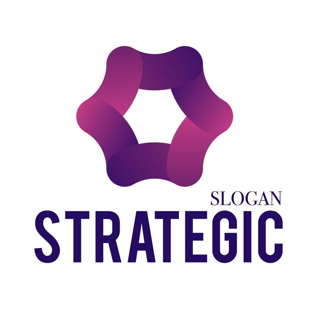Strategic abstract art logo design