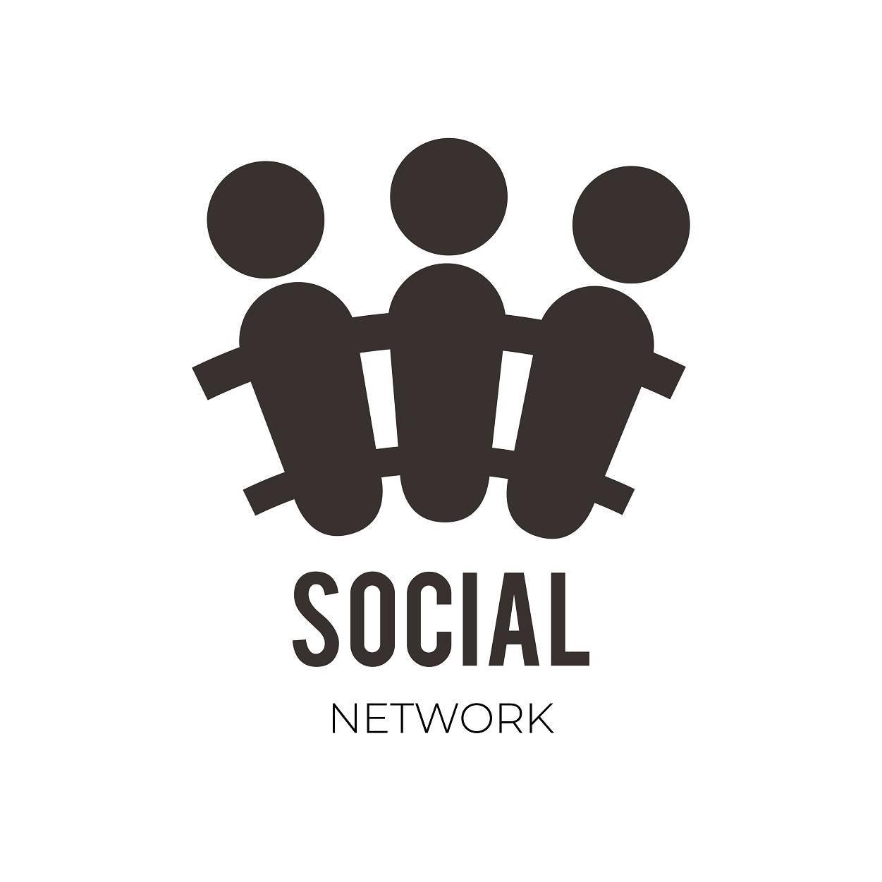 Social network logo design