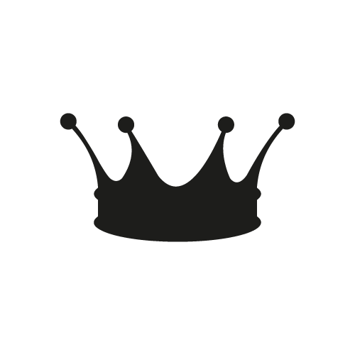 Crown black and white icon png