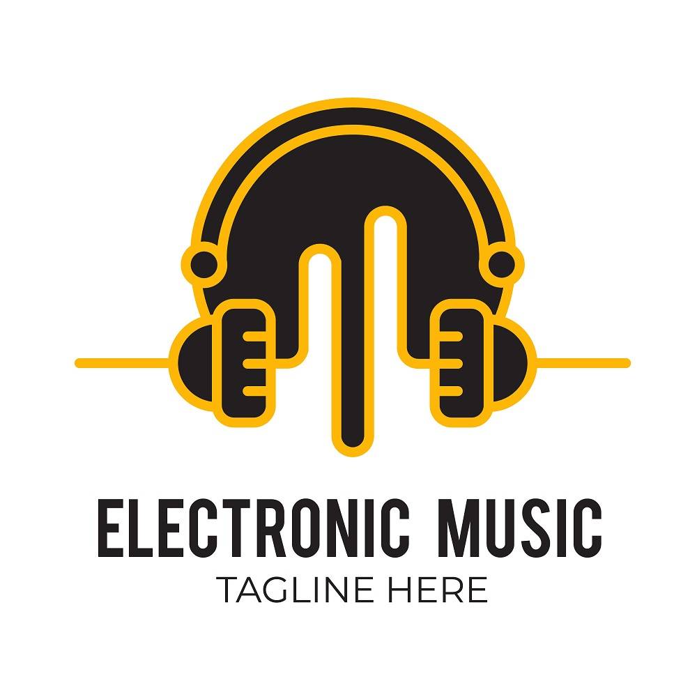 Electronic music logo for company