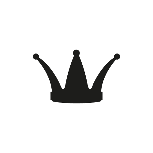 Princess crown black and white icon download