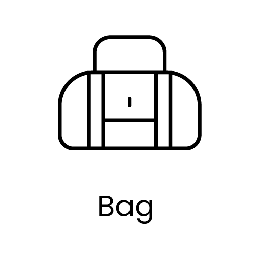 Bag line icon
