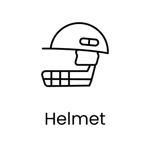 Helmet line icon