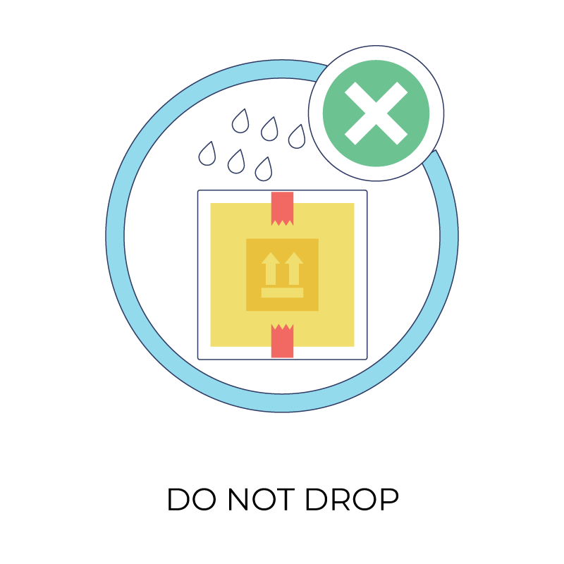 Do not drop flat color icon