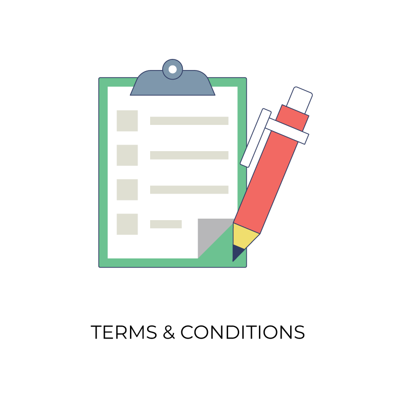 Terms and conditions flat color icon