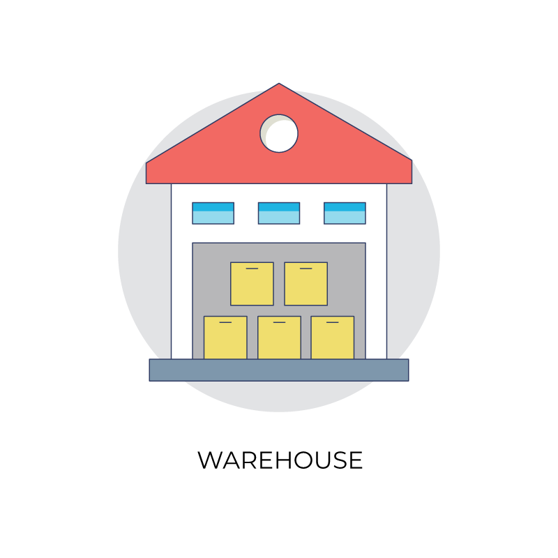 warehouse color icon
