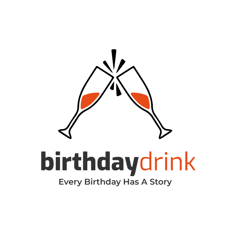 Birthday drinks free vector
