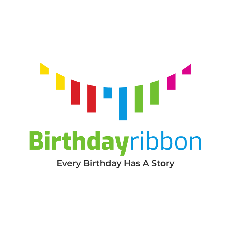 Birthday ribbon free vector