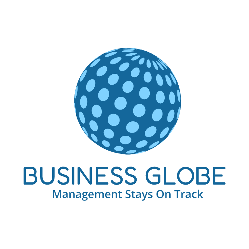 Business globe marketing logo