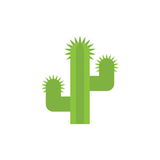 Cactus flat icon