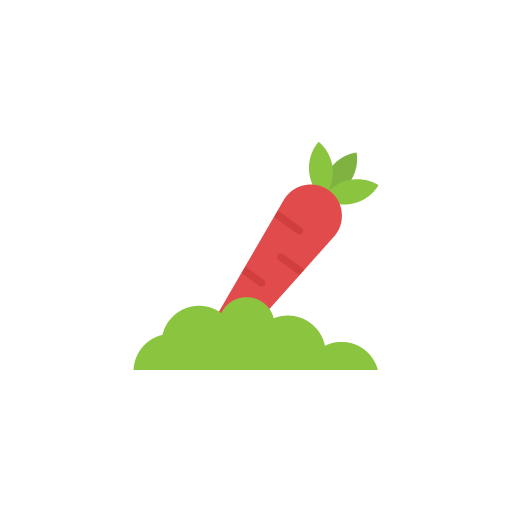 Carrot flat icon