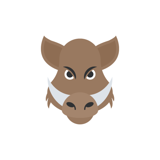 Free bull face flat icons