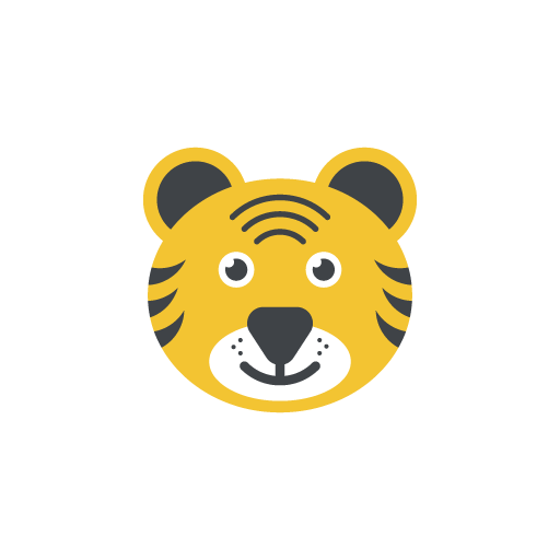 Free cheetah face flat icon