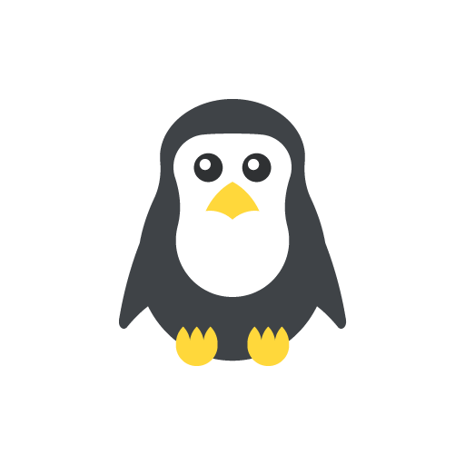 Free penguin flat icon