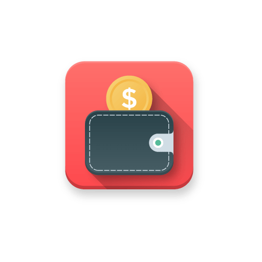 Free money in wallet flat icon
