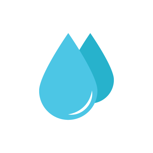 Free water drop flat icon