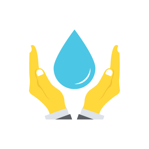 Save water icon vector
