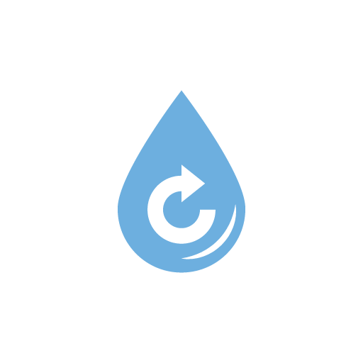 Water reload flat icon