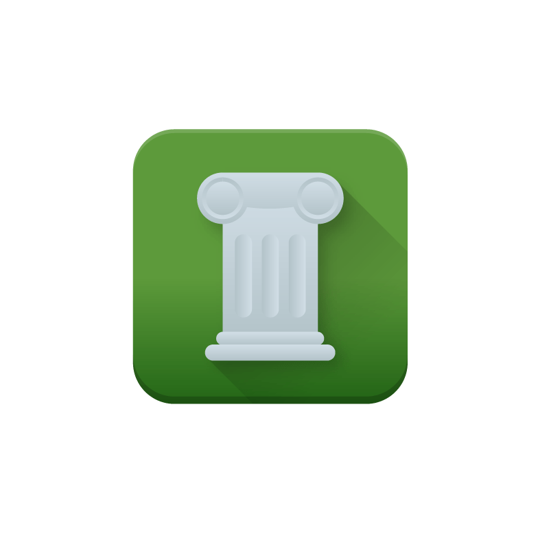 Free ancient pillar color icon