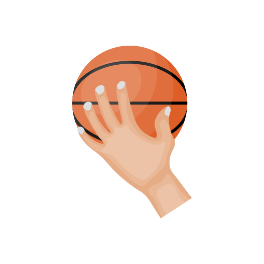 Basketball in hand