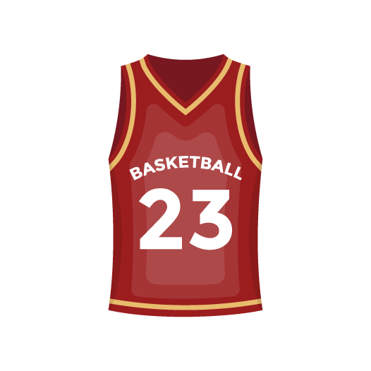 Basketball player kit vector