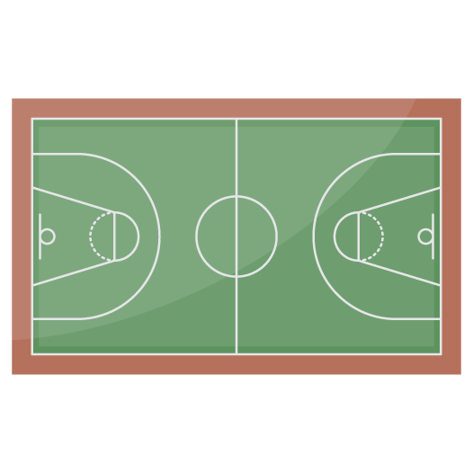 Basketball stadium vector image