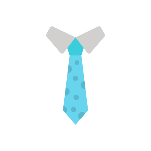 Blue tie vector image