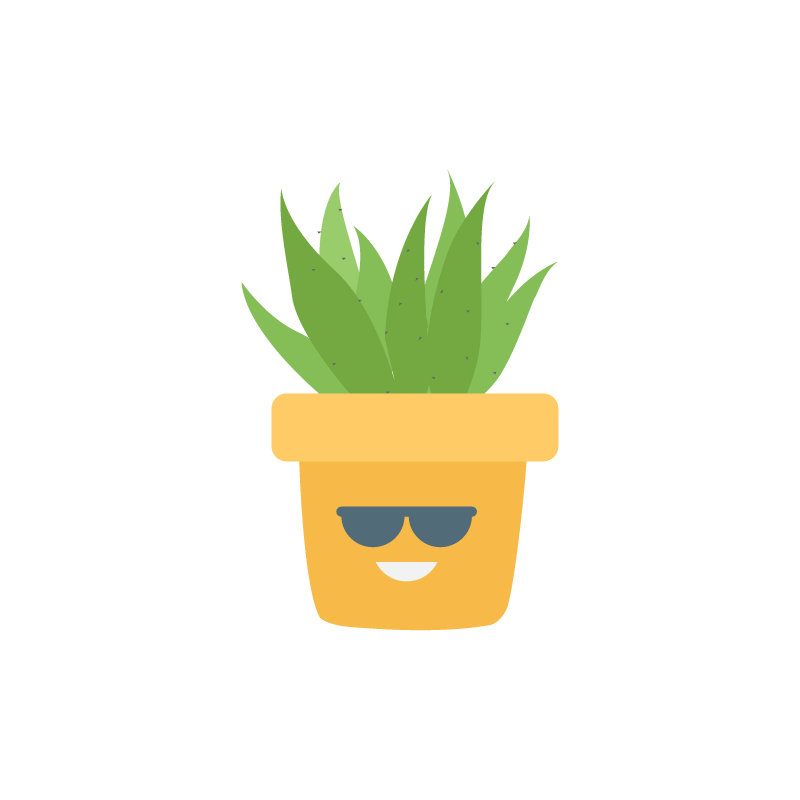 Cool plant vector