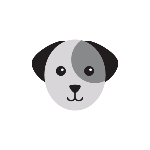 Cute panda face vector art