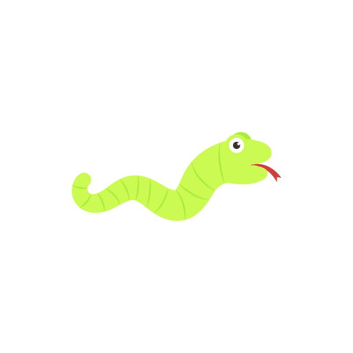 Cute snake vector art free