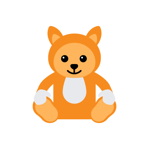 Cute teddy bear vector art