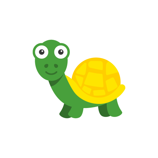 Cute turtle vector art