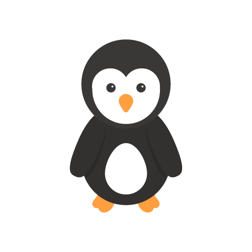 Free cute penguin vector art
