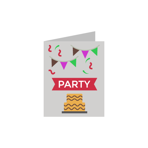 Party card vector