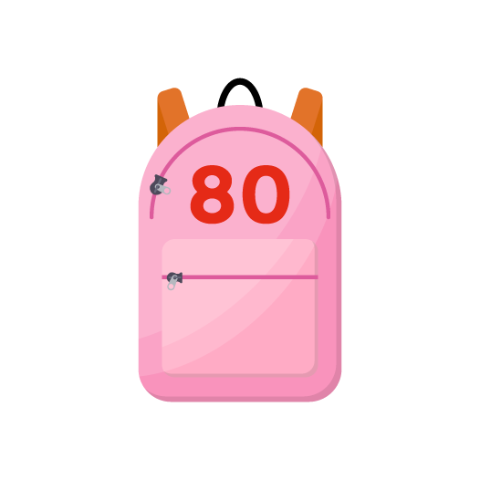 Pink bag vector image