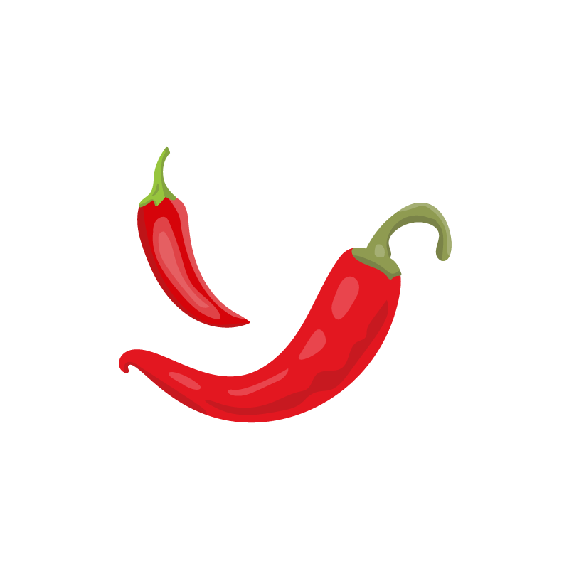Red chili vector