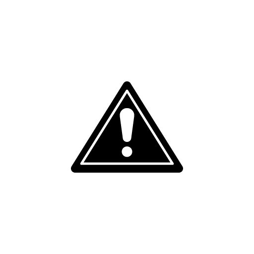 Caution symbol vector icon