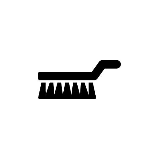 Cleaning brush icon vector