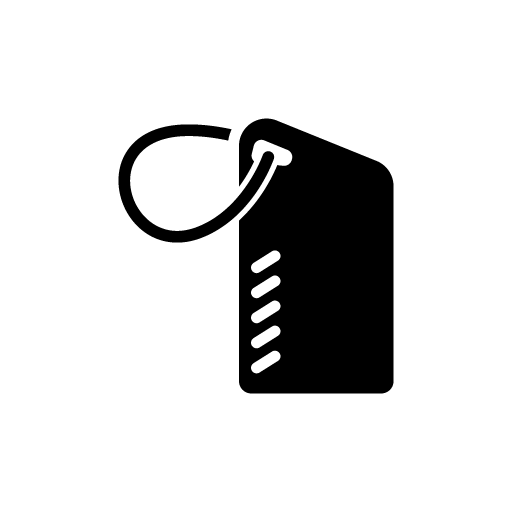 Clothing tag icon vector