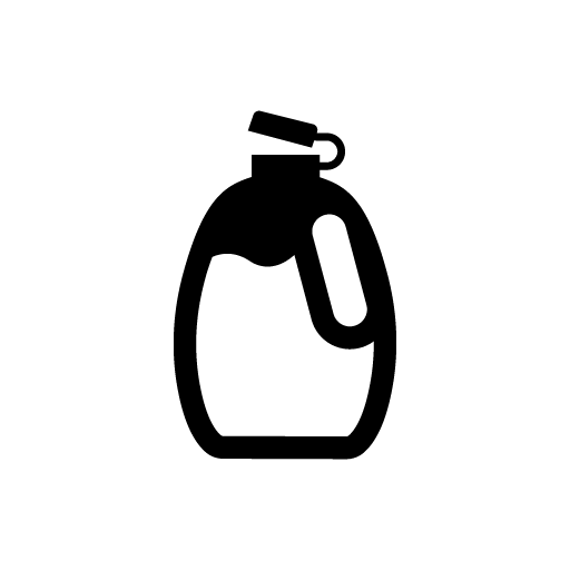 Detergent bottle vector icon