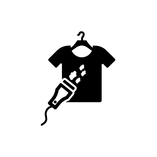 Dry clean vector icon
